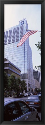 Framed Skyscraper in a city, PNC Plaza, Raleigh, Wake County, North Carolina, USA Print