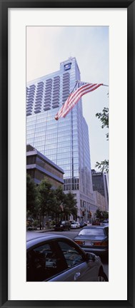 Framed Skyscraper in a city, PNC Plaza, Raleigh, Wake County, North Carolina, USA Print