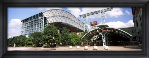 Framed Baseball field, Minute Maid Park, Houston, Texas, USA Print