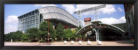 Framed Baseball field, Minute Maid Park, Houston, Texas, USA Print