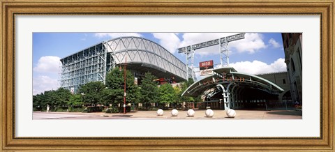 Framed Baseball field, Minute Maid Park, Houston, Texas, USA Print