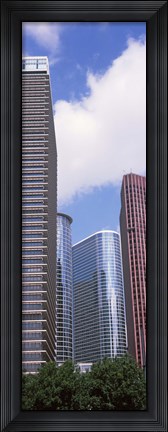 Framed Low angle view of a building, Houston, Texas, USA Print