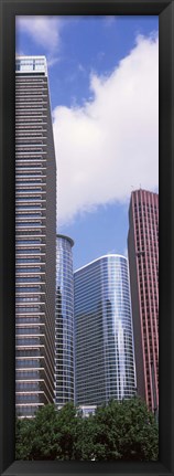 Framed Low angle view of a building, Houston, Texas, USA Print