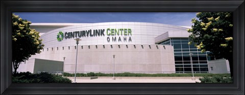 Framed Facade of a convention center, Century Link Center, Omaha, Nebraska, USA Print