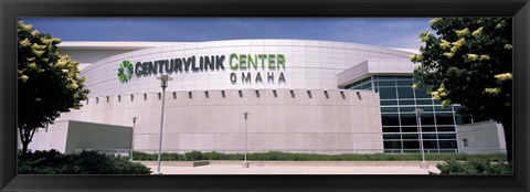 Framed Facade of a convention center, Century Link Center, Omaha, Nebraska, USA Print