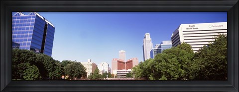 Framed Buildings in a city, Omaha, Nebraska Print
