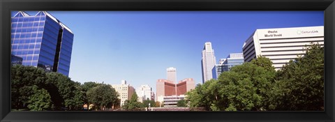 Framed Buildings in a city, Omaha, Nebraska Print