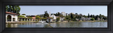 Framed Lake Merritt in Oakland, California, USA Print