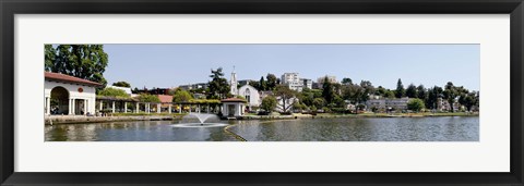 Framed Lake Merritt in Oakland, California, USA Print