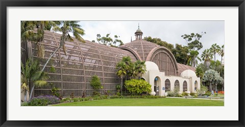 Framed Botanical Building in Balboa Park, San Diego, California, USA Print