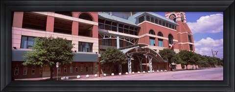 Framed Facade of a baseball stadium, Minute Maid Park, Houston, Texas, USA Print