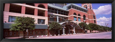 Framed Facade of a baseball stadium, Minute Maid Park, Houston, Texas, USA Print