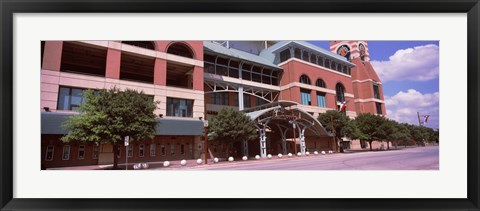 Framed Facade of a baseball stadium, Minute Maid Park, Houston, Texas, USA Print