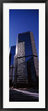 Framed Bank building in a city, Key Bank Building, Denver, Colorado, USA Print