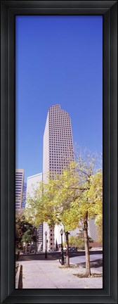 Framed Mailbox building in a city, Wells Fargo Center, Denver, Colorado, USA Print