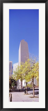 Framed Mailbox building in a city, Wells Fargo Center, Denver, Colorado, USA Print