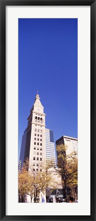 Framed Clock tower, Denver, Colorado Print