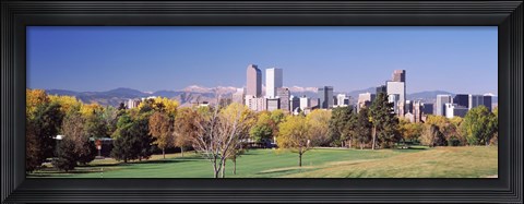 Framed Buildings of Downtown Denver, Colorado, USA Print