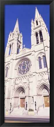 Framed Facade of Cathedral Basilica of the Immaculate Conception, Denver, Colorado, USA Print