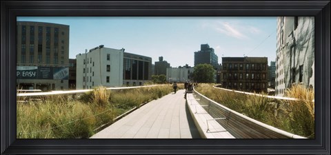Framed Pathway, Chelsea, Manhattan, New York City, New York State, USA Print
