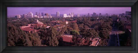 Framed University campus, University Of California, Los Angeles, California, USA Print