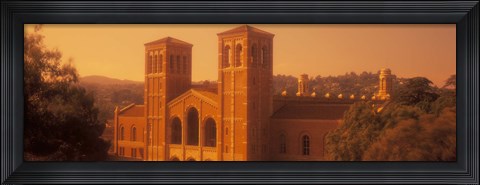Framed Royce Hall at an university campus, University of California, Los Angeles, California, USA Print