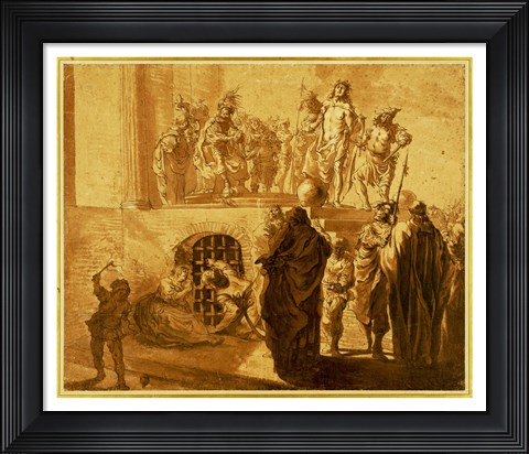 Framed Christ Before Pilate Print