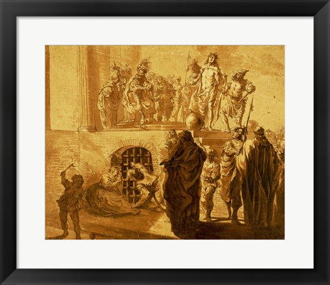 Framed Christ Before Pilate Print