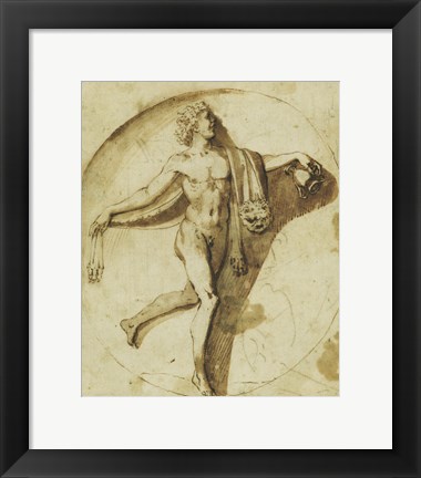 Framed Votary of Bacchus Print