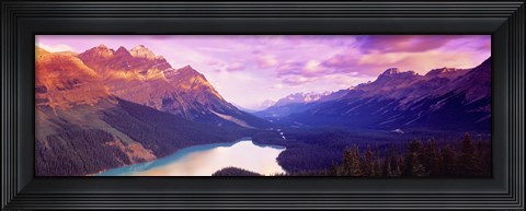 Framed Peyto Lake, Alberta, Canada Print