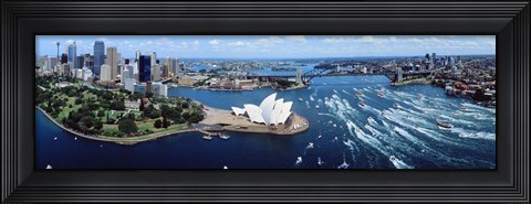 Framed Australia, Sydney, aerial Print