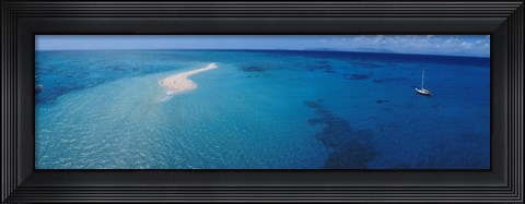 Framed Great Barrier Reef, Queensland, Australia Print