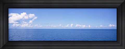 Framed Panoramic view of the ocean, Atlantic Ocean, Bermuda Print