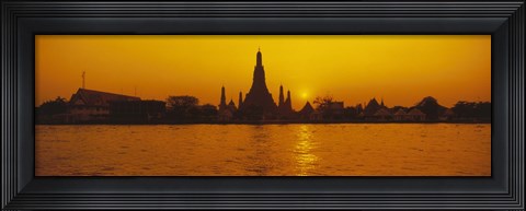 Framed Thailand, Bangkok, Wat Arun Print