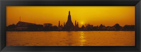 Framed Thailand, Bangkok, Wat Arun Print