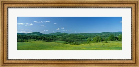 Framed Farm, Peacham, Vermont, USA Print