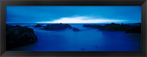 Framed Pacific Coast Monterey CA USA Print