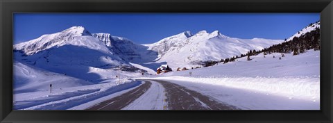 Framed Canada, Alberta, Banff National Park, icefield, road Print