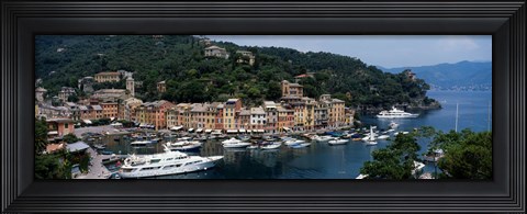 Framed Italy, Portfino Print