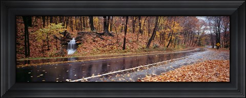 Framed Euclid Creek, Parkway, Ohio, USA Print