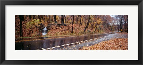 Framed Euclid Creek, Parkway, Ohio, USA Print