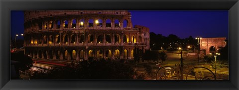 Framed Italy, Rome, Colosseum Print