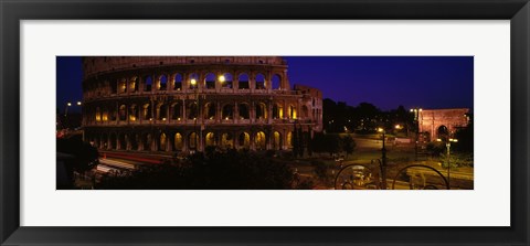 Framed Italy, Rome, Colosseum Print