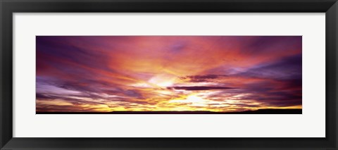 Framed Sunset, Canyon De Chelly, Arizona, USA Print