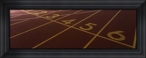 Framed Track, Starting Line Print
