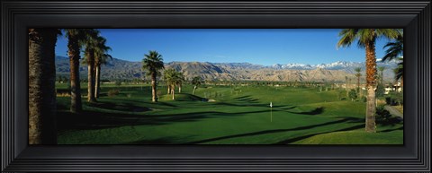 Framed Golf Course, Desert Springs, California, USA Print