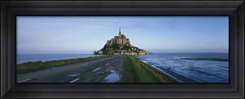 Framed France, Mont Saint Michel Print