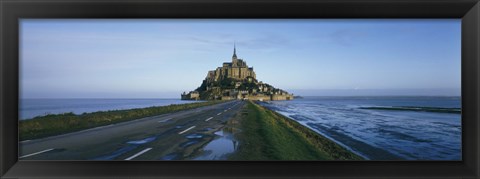 Framed France, Mont Saint Michel Print