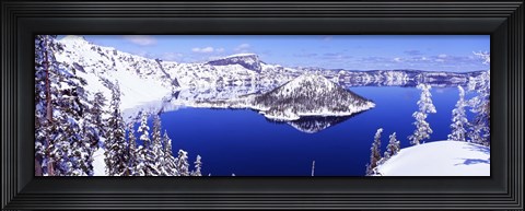 Framed USA, Oregon, Crater Lake National Park Print