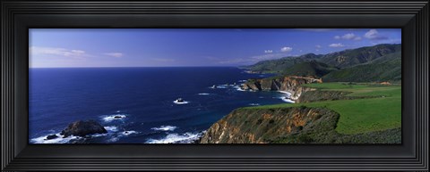 Framed Pacific Coast, Big Sur, California, USA Print